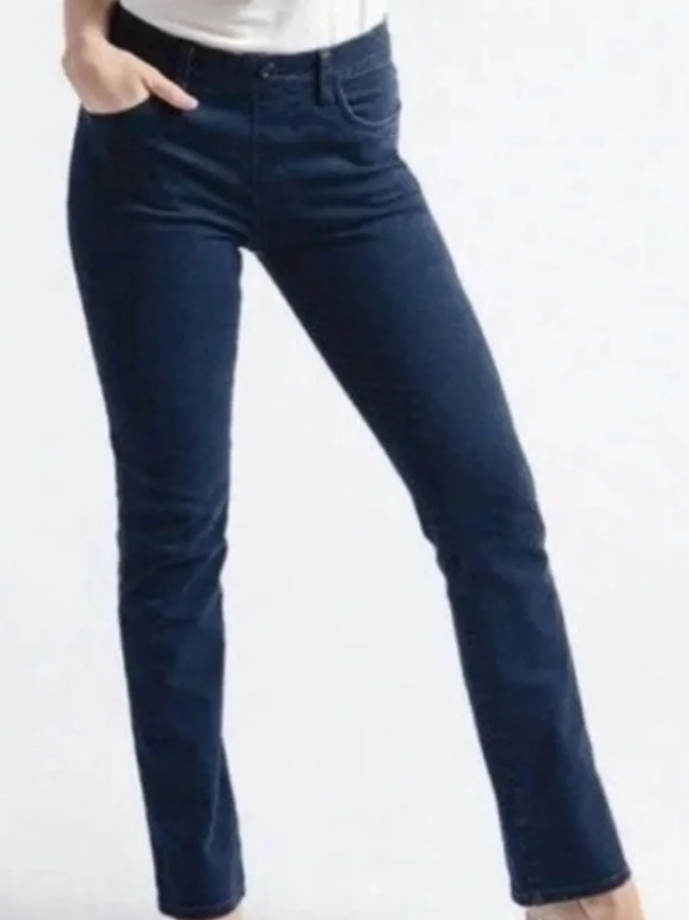 BetaBrand Dark Blue denim 4 pocket  yoga pants  27”inseam